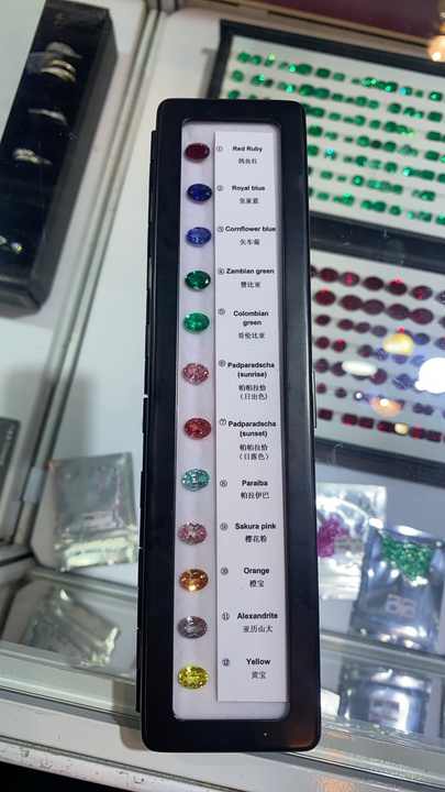 Blood Red Gemstones Natural Cut Synthetic Lab Grown Ruby Round Shape - 图片 6